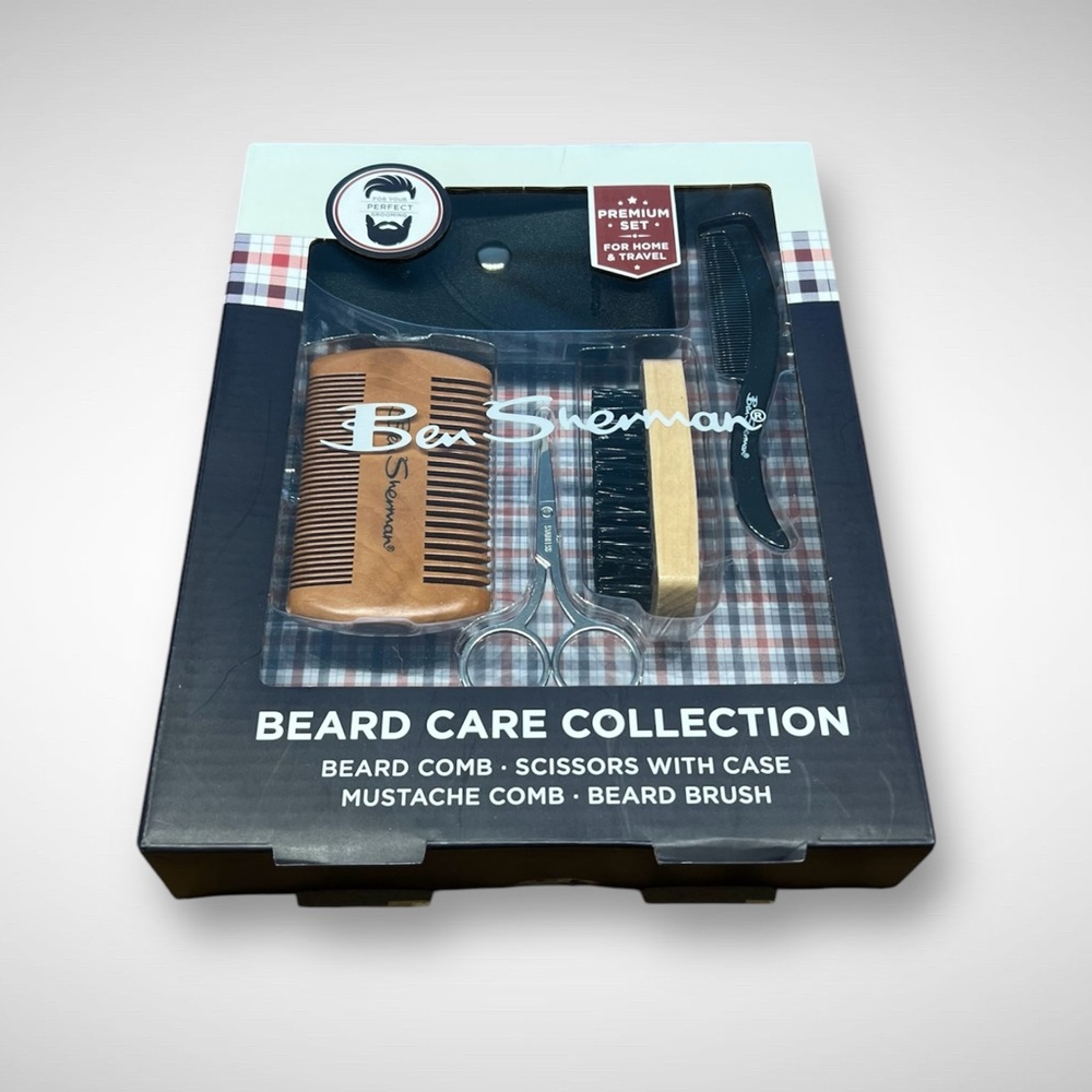Ben Sherman | Beard Care Collection Premium Gift Set | Home & Travel | NWT